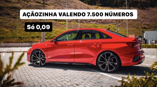 AÇÃOZINHA VALENDO 7.500N - AUDI A3 OU 200K